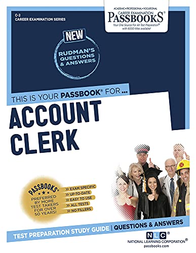 9781731800022: Account Clerk (C-2): Passbooks Study Guide (2) (Career Examination Series)