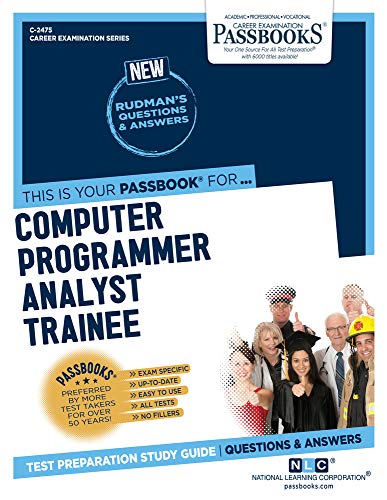 Stock image for Computer Programmer Analyst Trainee (C-2475): Passbooks Study Guide Volume 2475 for sale by ThriftBooks-Atlanta