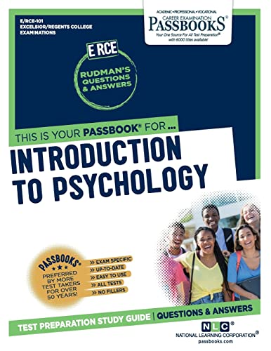 Stock image for Introduction to Psychology (RCE-101): Passbooks Study Guide (101) (Excelsior / Regents College Examinations) for sale by Lucky's Textbooks