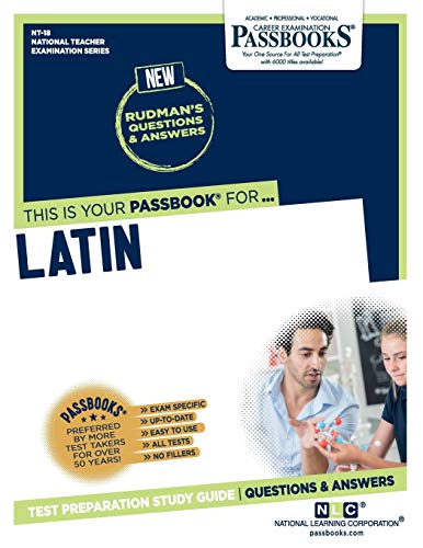 Stock image for Latin (NT-18): Passbooks Study Guide (National Teacher Examination Series) for sale by Lucky's Textbooks