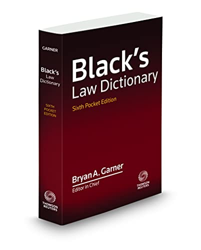 Stock image for Black's Law Dictionary, Pocket Edition, 6th for sale by BooksRun