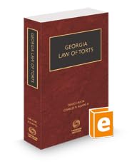 Imagen de archivo de Georgia Law of Torts, 2023-2024 ed. a la venta por Big River Books
