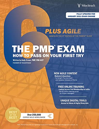 Stock image for The PMP Exam: How to Pass on Your First Try: 6th Edition + Agile (Test Prep series) for sale by HPB-Red