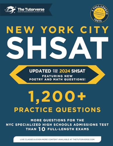 New York City SHSAT  1 200  Practice Questions