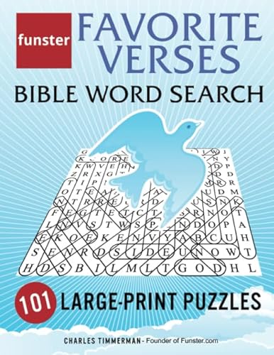 Stock image for Funster Favorite Verses Bible Word Search - 101 Large-Print Puzzles: Exercise Your Brain, Nourish Your Spirit for sale by SecondSale