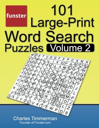 Immagine dell'editore per Funster 101 Large-Print Word Search Puzzles, Volume 2: Word search book for adults venduto da Bookmonger.Ltd