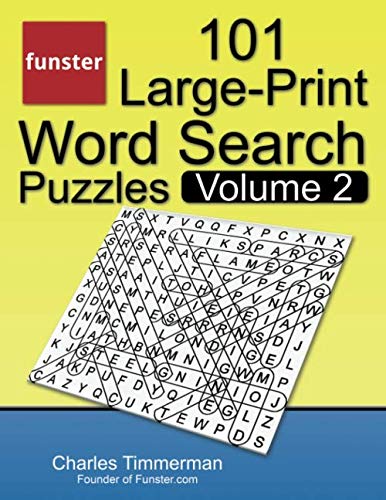 Stock image for Funster 101 Large-Print Word Search Puzzles, Volume 2: Word search book for adults for sale by SecondSale