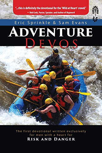 Beispielbild fr Adventure Devos: The first devotional written exclusively for men with a heart for Risk and Danger zum Verkauf von ThriftBooks-Atlanta