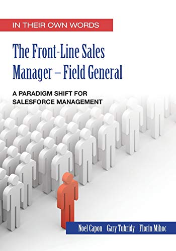 Stock image for The Front Line Sales Manager for sale by Better World Books