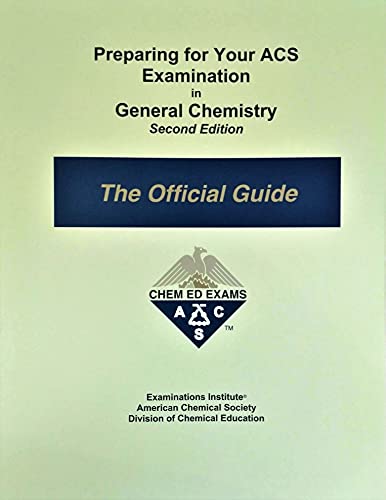 Beispielbild fr Preparing for Your ACS Examination in General Chemistry - the Official Guide zum Verkauf von BooksRun