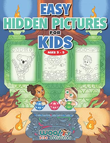 Stock image for Easy Hidden Pictures for Kids Ages 3-5: A First Preschool Puzzle Book of Object Recognition (Woo! Jr. Kids Activities Books) for sale by Green Street Books