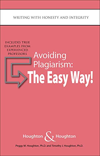 Stock image for Avoiding Plagiarism: The Easy Way! (Writing with Honesty and Integrity) for sale by BooksRun