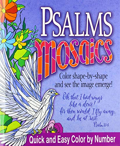 Stock image for Psalms Mosaics: Color by Number for sale by Goodwill of Colorado