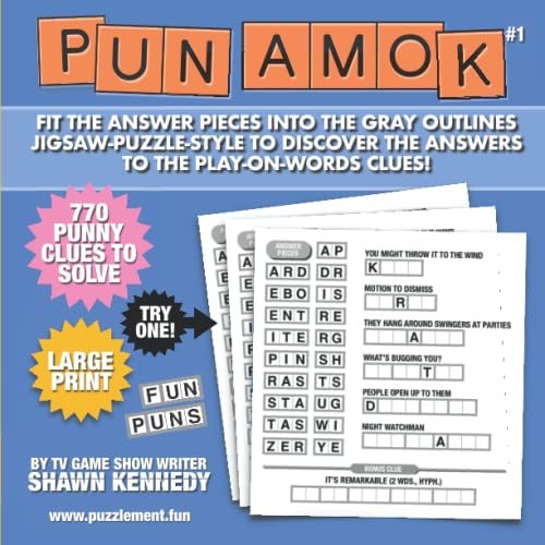 Beispielbild fr Pun Amok: The Word Game with Crazy Clues zum Verkauf von Revaluation Books