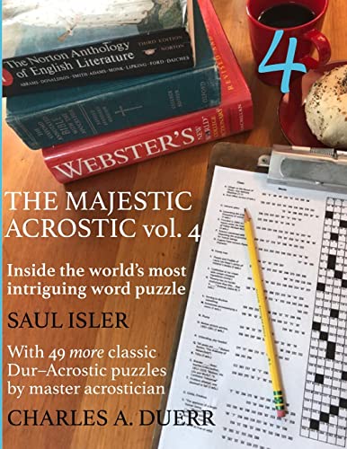 Beispielbild fr The Majestic Acrostic: Volume 4 zum Verkauf von GreatBookPrices