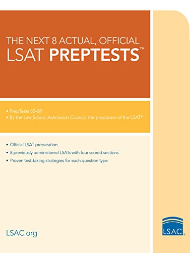 Stock image for The Next 8 Actual, Official LSAT PrepTests for sale by BooksRun