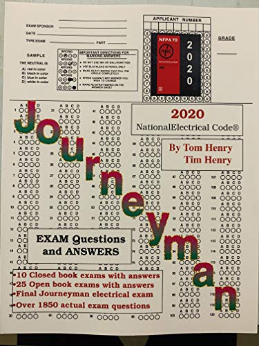 Beispielbild fr 2020 Journeyman Exam Questions and Answers by Tom Henry zum Verkauf von HPB-Red