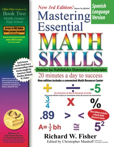 Stock image for Mastering Essential Math Skills Book 2, Spanish Language Version (Stepping Stones to Proficiency in Algebra - Spanish) (Spanish Edition) for sale by GF Books, Inc.