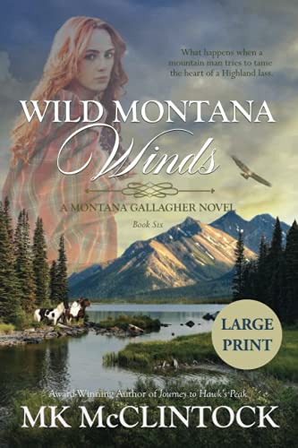 Stock image for Wild Montana Winds (Large Print) (Montana Gallaghers) for sale by HPB-Emerald