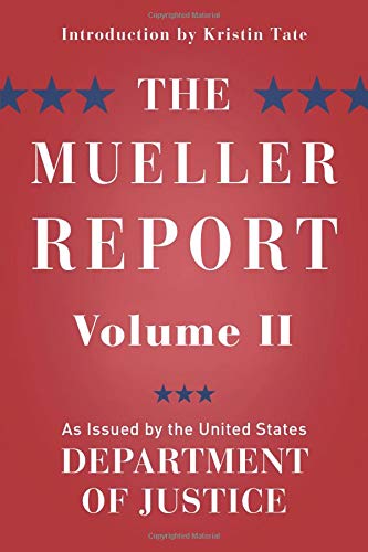 Beispielbild fr The Mueller Report : Volume II (Redacted) zum Verkauf von Better World Books