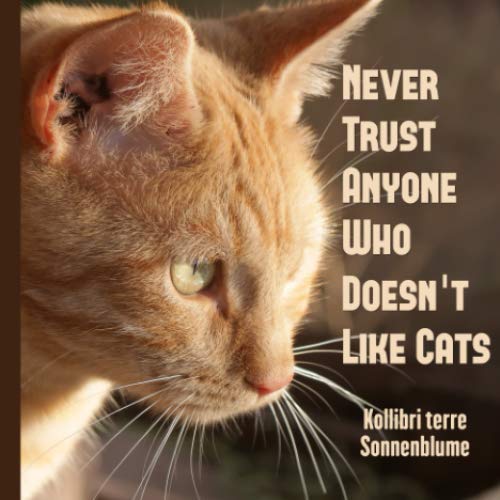 Stock image for Never Trust Anyone Who Doesn't Like Cats for sale by GF Books, Inc.