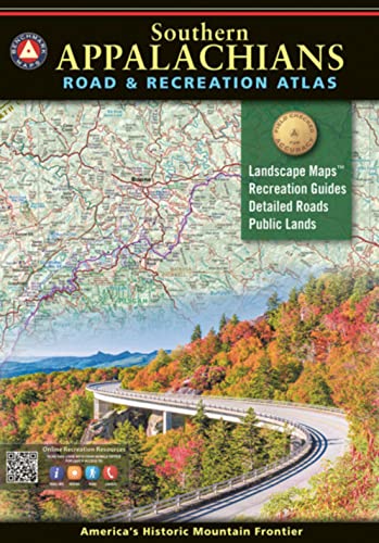 Stock image for Southern Appalachians Road & Recreation Atlas (Benchmark Recreation Atlases) [Map] Benchmark Maps and Atlases for sale by Lakeside Books