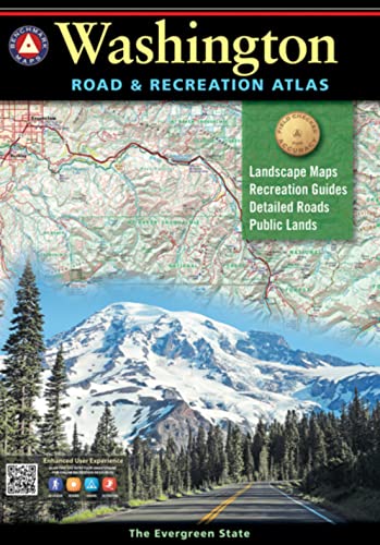 Stock image for Washington Road & Recreation Atlas (Benchmark Recreation Atlases) [Map] Benchmark Maps and Atlases for sale by Lakeside Books