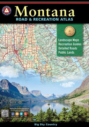 Montana Road and Recreation Atlas - 6th Edition, 2024