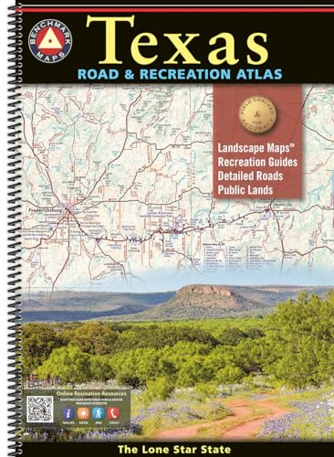 Immagine dell'editore per Texas Road & Recreation Atlas - 2nd Edition, 2022 (Benchmark Road & Recreation Atlases) venduto da California Books