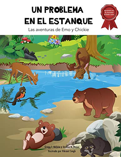 Beispielbild fr Un Problema En El Estanque: Las aventuras de Emo y Chickie (Spanish Edition) zum Verkauf von Books From California
