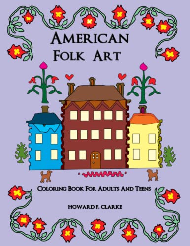 Stock image for American Folk Art Coloring Book For Adults And Teens for sale by Books Unplugged