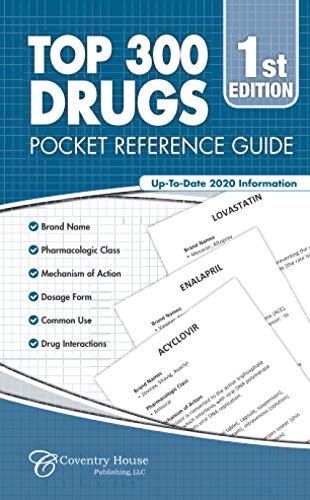 9781734820386: Top 300 Drugs Pocket Reference Guide (2020 Edition)