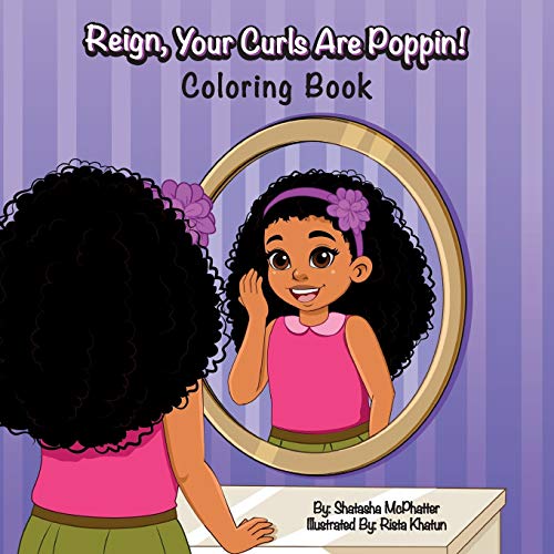 9781734884524: Reign, Your Curls Are Poppin!: Coloring Book