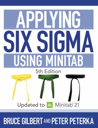 9781734921052: Applying Six Sigma Using Minitab: 5th Edition Updated to Minitab 21