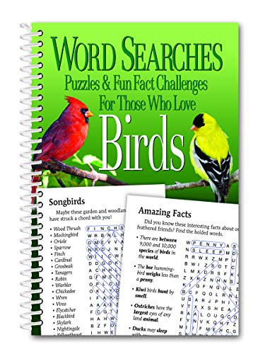 Stock image for Word Searches, Puzzles and Fun Facts for Those Who Love Birds for sale by ThriftBooks-Atlanta