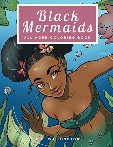Stock image for Black Mermaids: All Ages Coloring Book for sale by HPB-Diamond