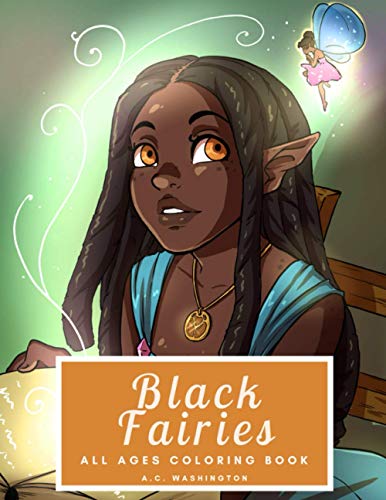 9781735069739: Black Fairies: All Ages Coloring Book