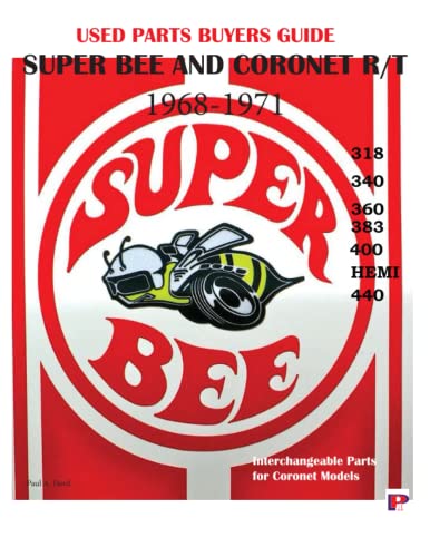 Stock image for Used Parts Buyers Guide Super Bee and Coronet 1968-1971 for sale by dsmbooks