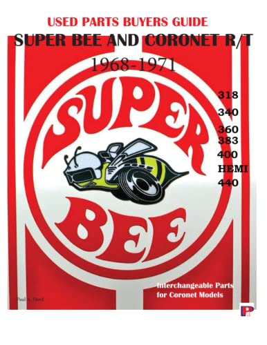 Stock image for Used Parts Buyers Guide Super Bee and Coronet 1968-1971 for sale by GF Books, Inc.