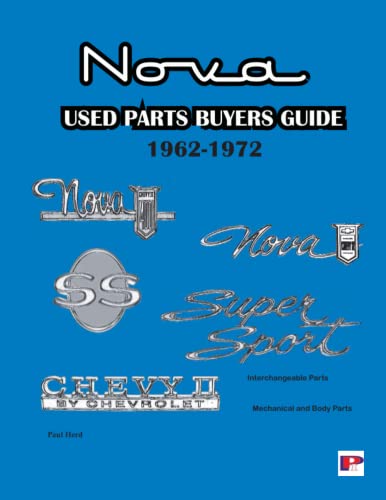 Imagen de archivo de Nova Used Parts Buyers Guide 1962-1974 a la venta por Mispah books