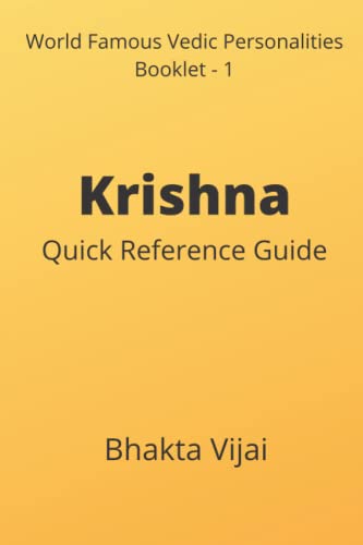 Stock image for Krishna: Quick Reference Guide (World Famous Vedic Personalities) for sale by GF Books, Inc.