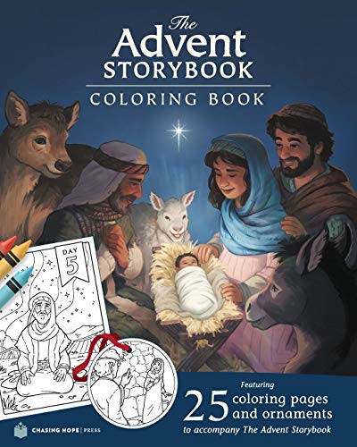 Stock image for The Advent Storybook Coloring Book for sale by Off The Shelf