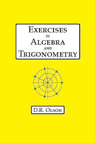 9781735812632: Exercises in Algebra and Trigonometry