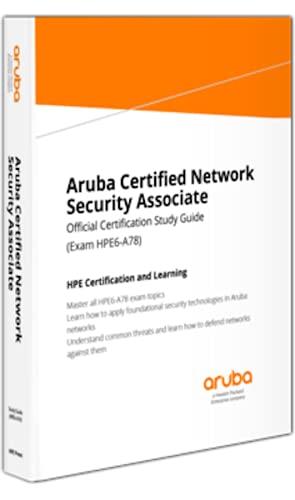 

Aruba Certified Network Security Associate (HPE6-A78)