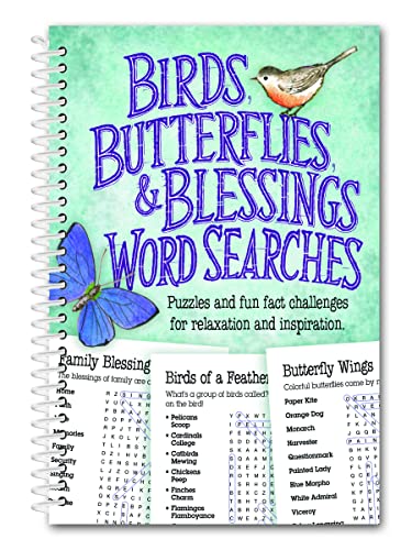 Stock image for Birds, Butterflies, and Blessings Word Search for sale by GF Books, Inc.