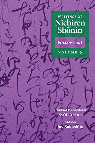 Beispielbild fr Writings of Nichiren Shonin Followers I zum Verkauf von PBShop.store US