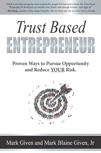 Beispielbild fr Trust Based Entrepreneur zum Verkauf von PBShop.store US