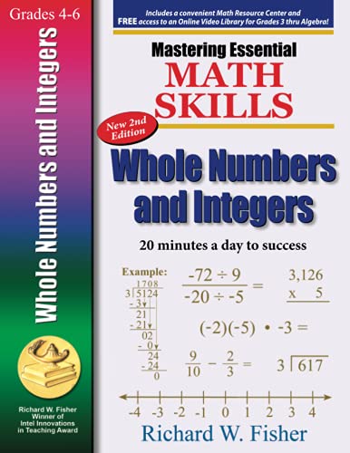 Stock image for Mastering Essential Math Skills Whole Numbers and Integers, 2nd Edition for sale by GreatBookPrices
