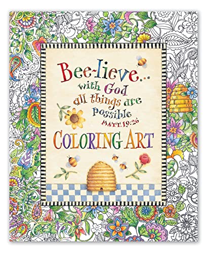 Stock image for Bee-Lieve.with God All Things Are Possible Coloring Art for sale by ThriftBooks-Dallas