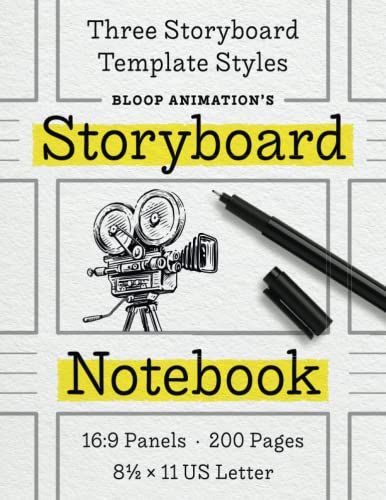 Imagen de archivo de Storyboard Notebook: Blank Storyboard Sketchpad For Film Directors, Animators, and Students | 3 Unique Layout Templates | 16:9, 200 Pages a la venta por Dream Books Co.